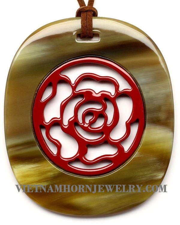 Horn & Lacquer Pendants